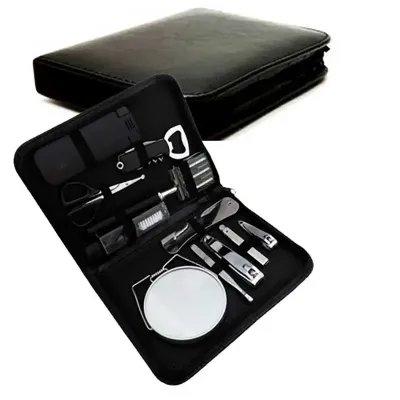 Kit manicure com 12 peças