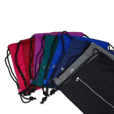 Mochila saco em nylon impermeável: várias cores 