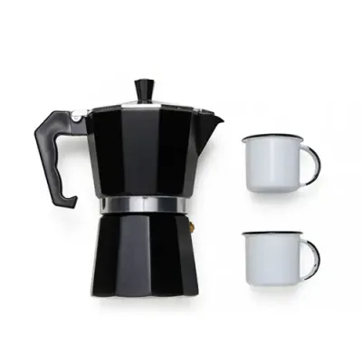 Kit Caneca E Cafeteira 3 Pçs 