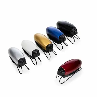 Porta óculos colorido de plástico com haste  de metal