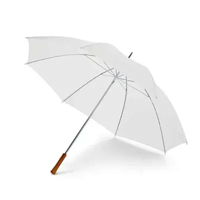 Guarda-chuva de golfe com pega em madeira