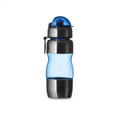 Squeeze de alumínio 450ml com detalhes em azul