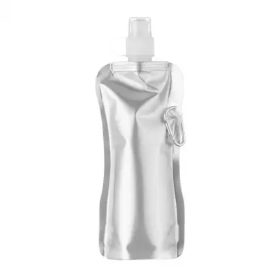 Squeeze dobrável prata de 480ml