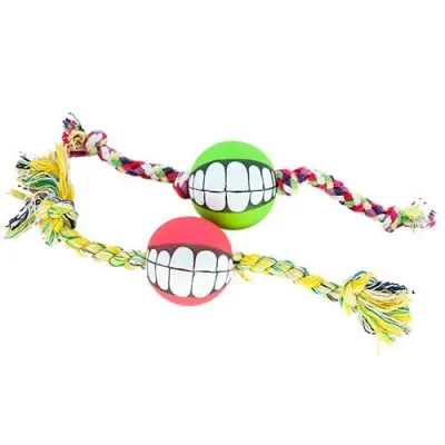 Bolinha sorriso antistress com corda Personalizada