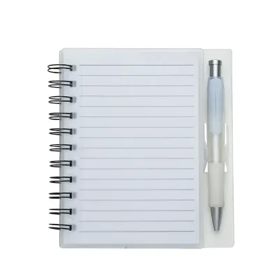 Bloco de Anotações com Caneta