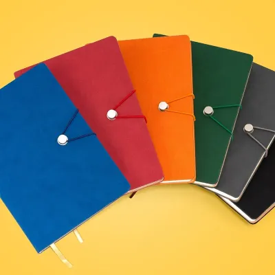 Cadernetas Sintética em várias cores