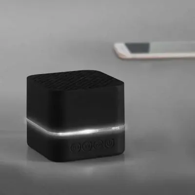 Caixa de som com bluetooth, Luz de LED com logo personalizado