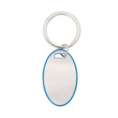 Chaveiro Plástico Personalizado Azul