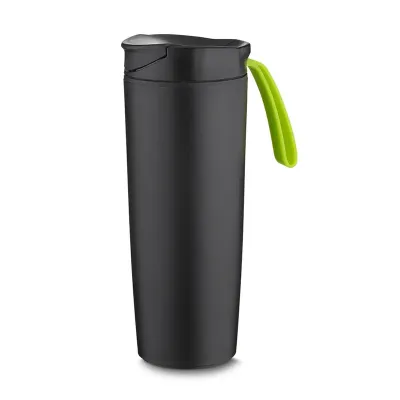 Copo Plástico Anti Queda com Alça Verde