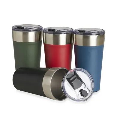 Copo Térmico com canudo 500ml personalizado - 1