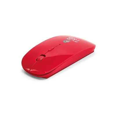 Mouse wireless 2.4G vermelha