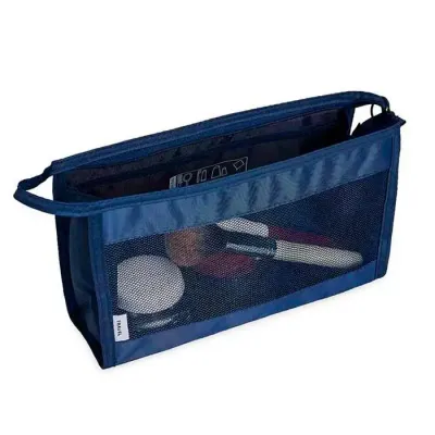 Nécessaire Organizadora Azul de Poliéster Personalizada