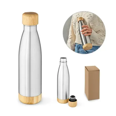 Garrafa em aço inox 550 mL  