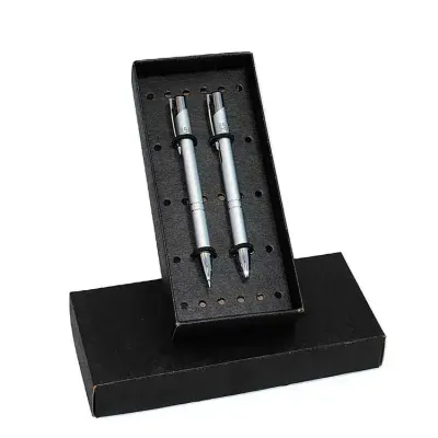 Kit escritório contendo caneta e lapiseira