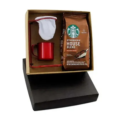 Kit café com embalagem personalizada 