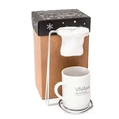 Kit Café Premium com caneca de porcelana 120 ml 