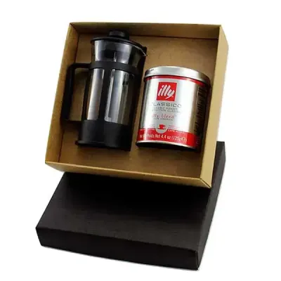 Kit café com cafeteira francesa de 300ml