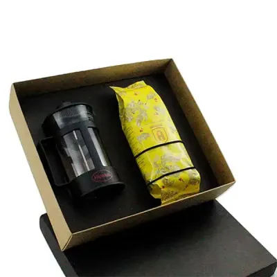 Kit café em caixa de papel personalizado 