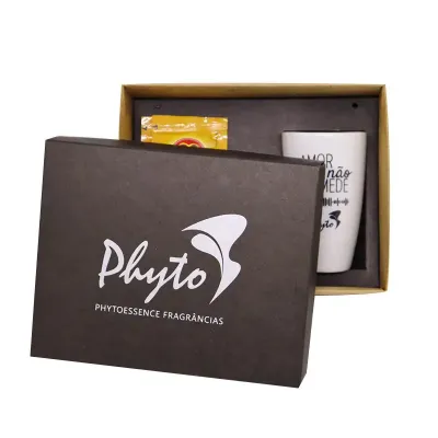 Kit café com xícara e 2 sachês de cappuccino 2