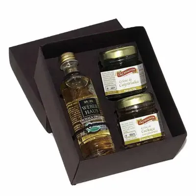Kit Cachaça Gourmet em caixa papel 