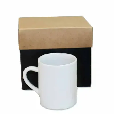 Kit caneca com caixa de papelão