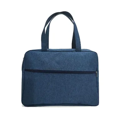 Bolsa em tecido monte carlo azul