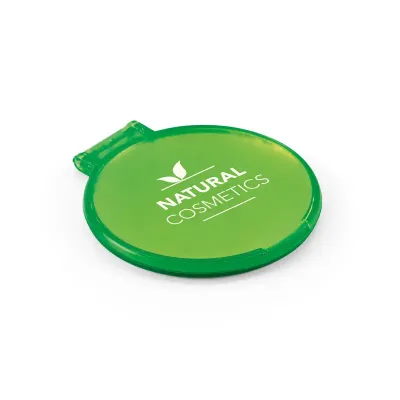 Espelho com logo marca exemplo