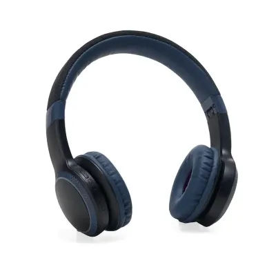Headphone com Bluetooth Preto e Azul