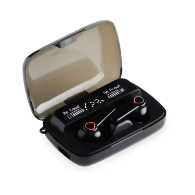 Fone de Ouvido Bluetooth com Caixa Carregadora