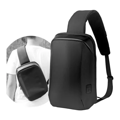 Mochila de Ombro Preta