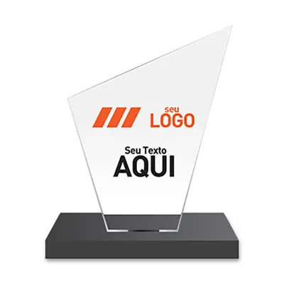 Troféu de acrilico