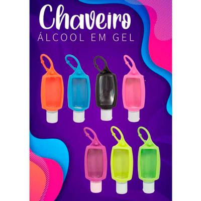 Chaveiro Porta Álcool gel