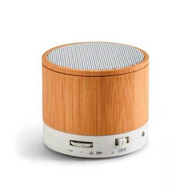 Galeria de Ideias - Caixa de som com microfone em bambu - 300mAh
