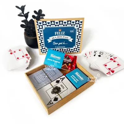 Kit Talento Cards em caixca personalizada