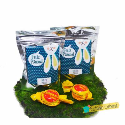 Saquinho com Bombons Páscoa