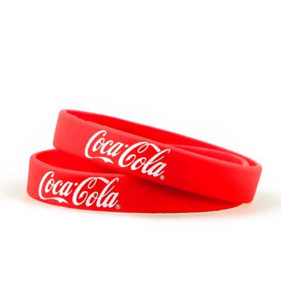 Pulseira emborrachado na cor vermelho 