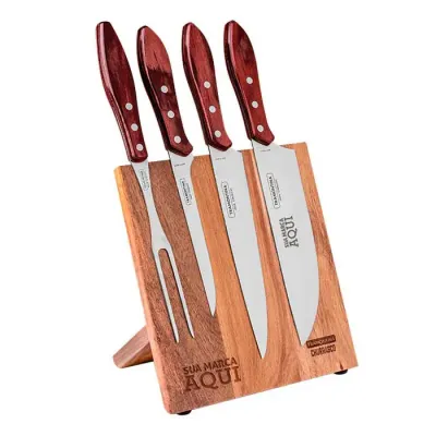 Jogo para churrasco 5 peças Polywood Tramontina