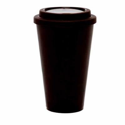 Copo de Café em Plástico PS preto