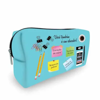 Necessaire em neopreme com gravação de ótima qualidade
