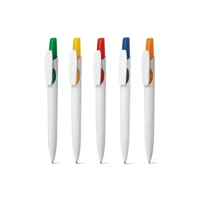 Caneta Plástica - opções de cores