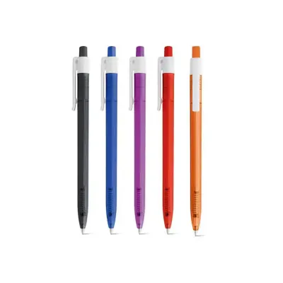 Caneta Plástica - opções de cores