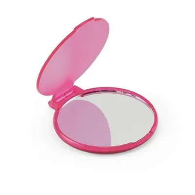 Espelho de maquiagem rosa