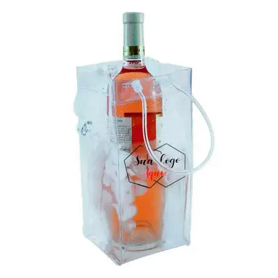 Ice bag transparente