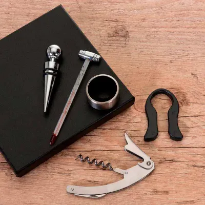 Kit Vinho com Xadrez