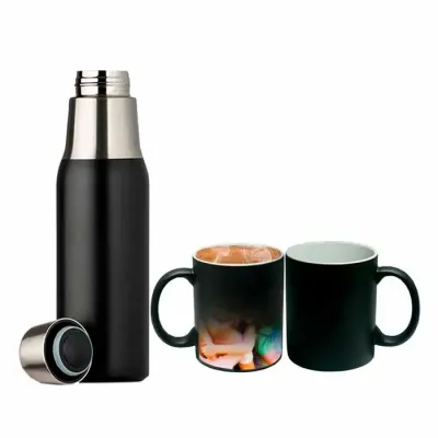 Diversos modelos de caneca e garrafa para você montar o seu kit.