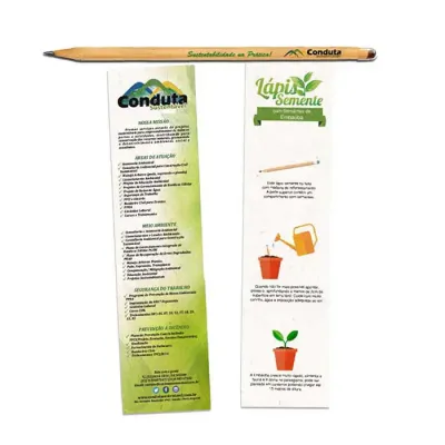 Lápis semente personalizado