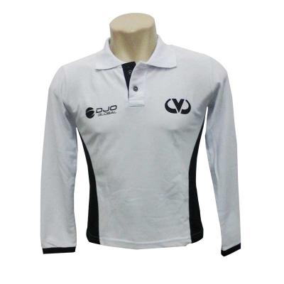 Camisa Polo manga longa