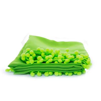 Canga verde em tecido 100% viscose na cor verde