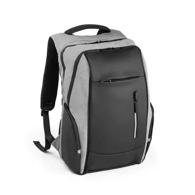 Mochila para Notebook preta com detalhe cinza