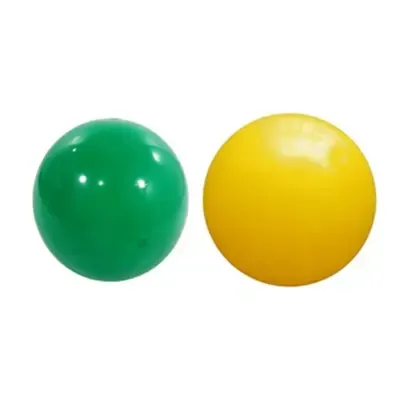 Bola Inflável Vinílica: verde a amarela